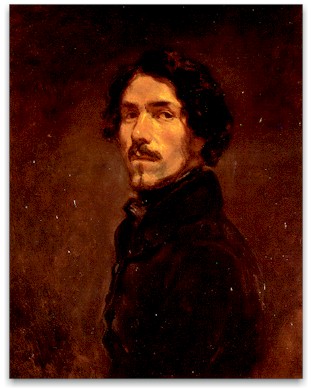 Eugne Delacroix  "Autoretrato"